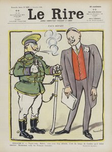 Falsk start. Illustration för Le Rire av Pierre Georges Jeanniot