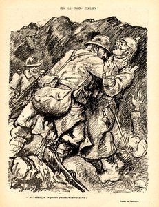 Illustration för tidskriften "Le Rire Rouge"
