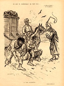 Illustration för tidningen "Le Rire Rouge"