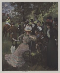 En vägningshörna i Auteuil av Pierre Georges Jeanniot