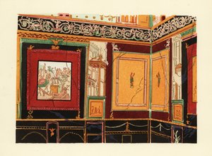 Exedra i atriumet i House of Siricus, Pompeji