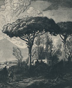 Vesuvius från Pompeji, 1919