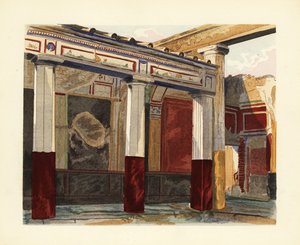 Rhodian peristyl av Silverbröllopets hus, Silverbröllopets hus, Pompeji