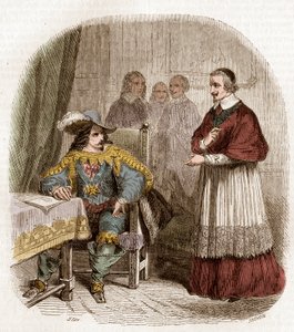 Franske kungen Ludvig XIII och ministerkardinal i Richelieu grundade Academie Francaise