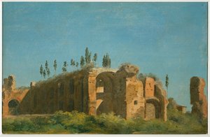 Vid Villa Farnese: ruinerna ... av Pierre Henri de Valenciennes