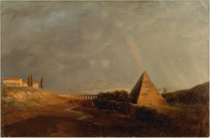 Pyramid ut ur regnbågen av Pierre Henri de Valenciennes