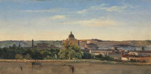 Utsikt över Rom, ca. 1782-1784. av Pierre Henri de Valenciennes