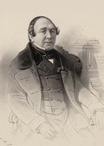 Porträtt av operasångaren Louis Antoine Eléonore Ponchard 1787-1866, 1850. av Pierre Hippolyte Aumont