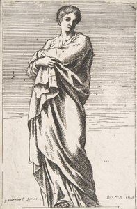 Stående kvinnlig figur, ca. 1739-40., ca. 1739-40. av Pierre Ignace Parrocel