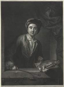 Francois de Troy, efter ett självporträtt.