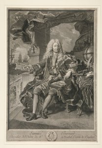Porträtt av Samuel Bernard, greve av Coubert