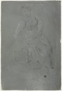 Sittande kvinna av Pierre Jacques Volaire