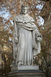 Staty av kung Rene av Pierre Jean David dAngers