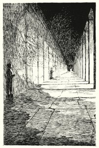 Galleri på första våningen, Angkor Vat (gravyr)