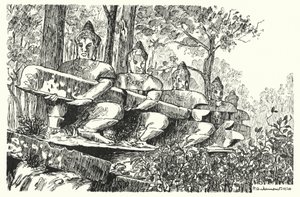 Giants of the balustrade (gravyr)