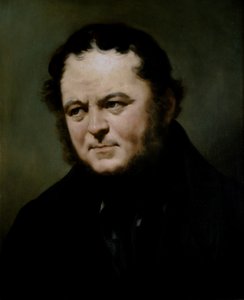 STENDHAL, Porträtt 1839 (olja på duk) av Pierre Joseph Dedreux Dorcy
