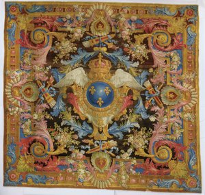 Louis XV tvålfabriksmatta, 1740-50 av Pierre Josse Perrot