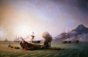 Franska: Combat du Grand Port, 23 augusti 1810