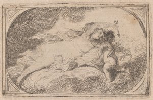 Venus och Amor av Pierre Lacour the Elder