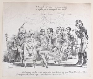 Den avstängda kongressen, ca. 1829. av Pierre Langlumé