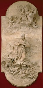 S. Luigi Gonzaga in Glory, ca 1696 (terrakotta) av Pierre Legros