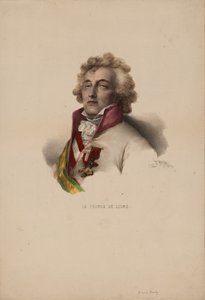 Porträtt av Charles-Joseph, Prince de Ligne 1735-1814, 1825