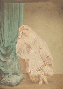 [The Countess in Gold Pique Dress as Judith], 1860-talet. av Pierre Louis Pierson