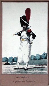 Det kejserliga gardet, grenadjärernas sapper av Pierre Maleuvre