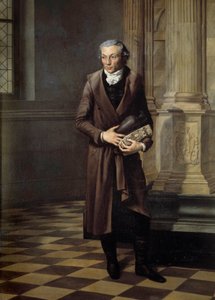 Porträtt av Alexandre Lenoir (1761-1839) curator för musee des monuments français Målning av Pierre M. Delafontaine (1774-1860) 1802 Sön. 2,20 x 1,61 m - Porträtt av Alexandre Lenoir (1761-1839), intendent för museet för de franska monumenten. Målning