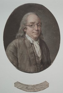 Benjamin Franklin av Pierre Michel Alix