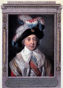 Franska revolutionen: Porträtt av Paul de Barras (1755-1829), fransk politiker. Gravyr av Alix Pierre Michel (1762 - 1817).