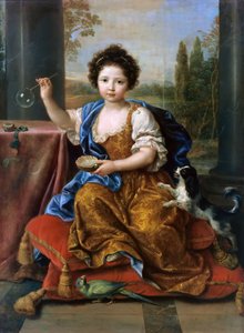 Louise Marie de Bourbon 1674-1681, hertiginna av Orleans av Pierre Mignard