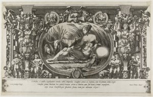 Nymfen i Fontainbleau, 1554 av Pierre Milan