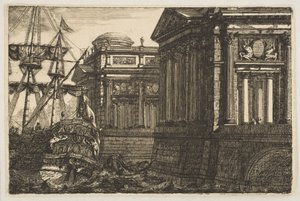 Port Scene, ca. 1760.