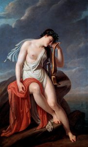 Sappho på Lefkas klippa