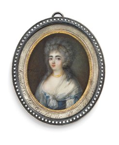 Stéphanie Félicité Ducrest de Saint-Aubin, grevinna av Genlis av Pierre Noel Violet