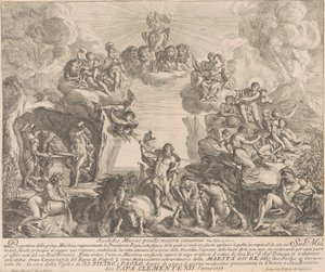 Prima Macchina för Kina 1738: Allegory of Regal Providence av Pierre Parrocel