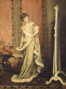 Före spegeln, 1873.