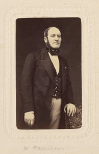 Baron Georges Eugène Haussmann (1809 - 1891) av Pierre Petit