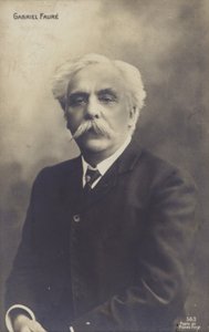 Gabriel Faure, fransk kompositör, organist, pianist och lärare (1845-1924)