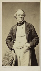 Porträtt av kompositören Jacques Fromental Halévy 1799-1862, ca 1860. av Pierre Petit