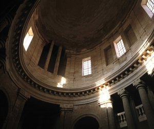 Barockarkitektur: Chapel of the Old Charite (1679 - 1707), klostret Marseille, av arkitekten Pierre Puget (1622 - 1694). Invändig vy. Marseille, Bouches du Rhone (Bouches-du-Rhone) (13). av Pierre Puget