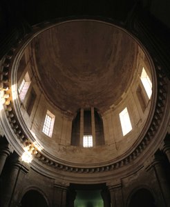 Barockarkitektur: Chapel of the Old Charite (1679 - 1707), klostret Marseille, av arkitekten Pierre Puget (1622 - 1694). Invändig vy. Marseille, Bouches du Rhone (Bouches-du-Rhone) (13). av Pierre Puget
