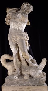 Hercules slåss mot Lernaean Hydra av Pierre Puget