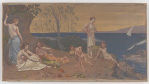 Sweet Country (Pleasant Land) av Pierre Puvis de Chavannes