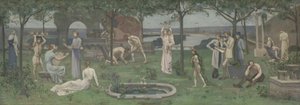 Mellan konst och natur, ca. 1890-95. av Pierre Puvis de Chavannes