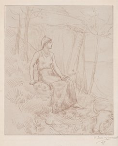 Normandie av Pierre Puvis de Chavannes