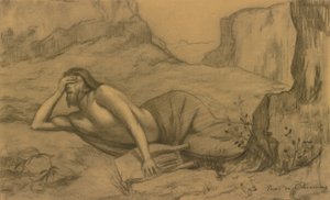 Orfeus av Pierre Puvis de Chavannes