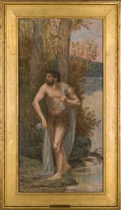 Personifikation av Rhône av Pierre Puvis de Chavannes