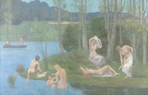 Sommar av Pierre Puvis de Chavannes